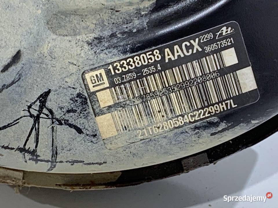 SERWO HAMULCOWE OPEL ASTRA J 13338058 Hatchback