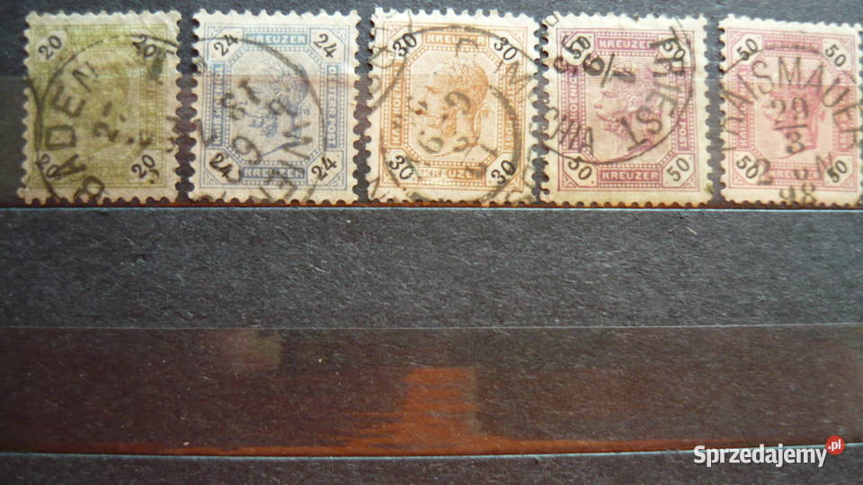 Znaczki Kreuzer 5 śląskie Myszków sprzedam