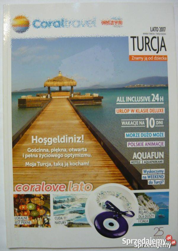 CORAL TRAVEL TURCJA LATO 2017 KATALOG sprzedam