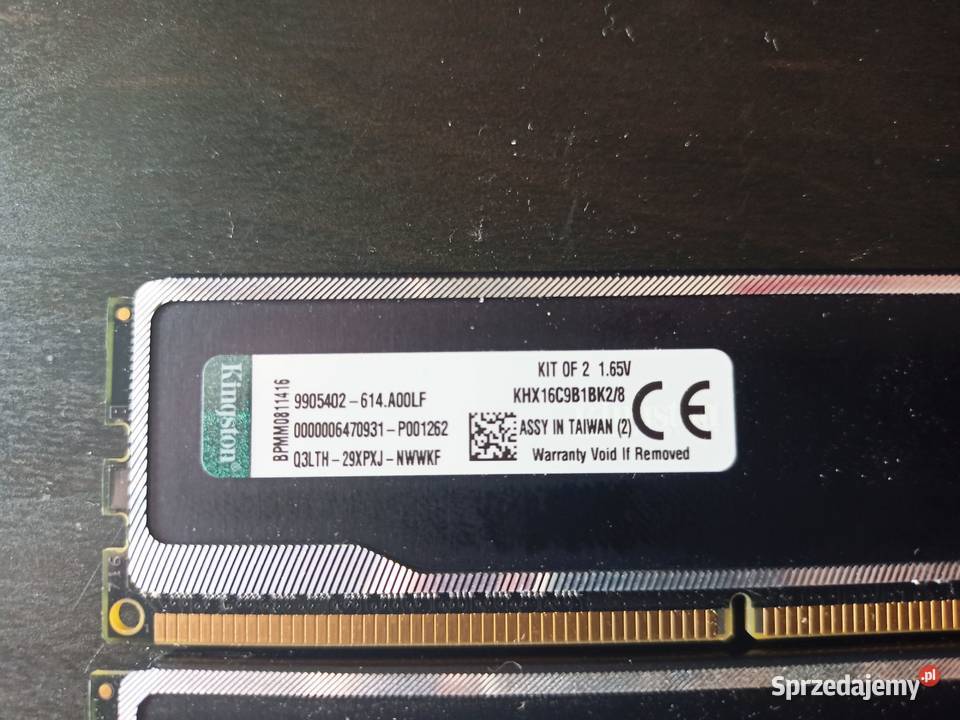 Pamięć RAM DDR3 8GB 2x4GB 1600MHz Legnica