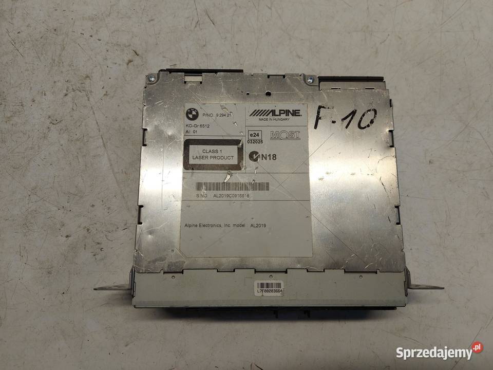 BMW 5 F10 Radio nawigacja navi 9294211JLK01