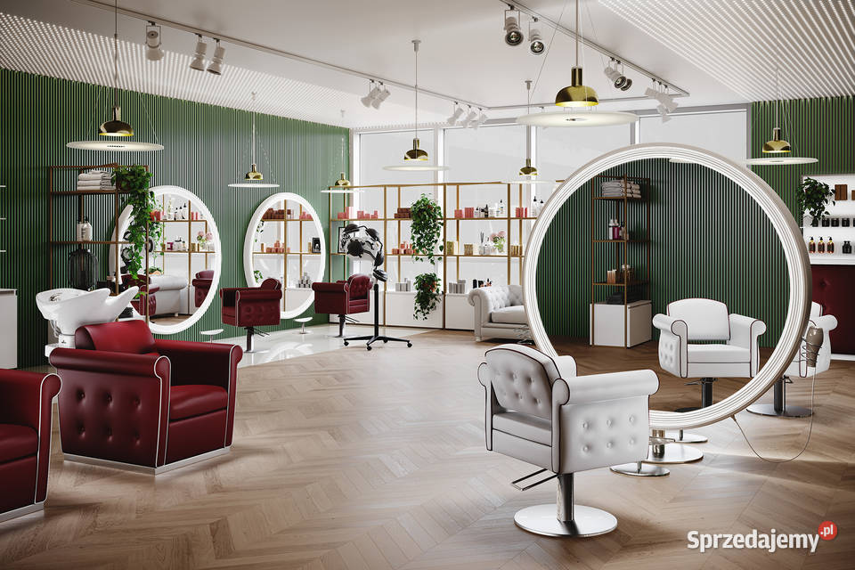 ZESTAW Myjnia fryzjerska fotel fryzjerski Wyposażenie salonów Warszawa