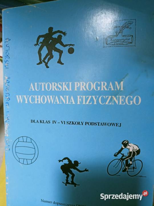 Autorski program wychowania fizycznego tradycyjny podręcznik Warszawa