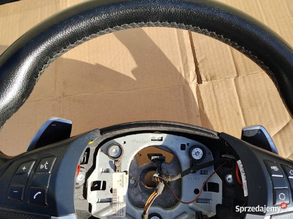 BMW E70 E71 KIEROWNICA SKÓR ŁOPATKI Żukowo