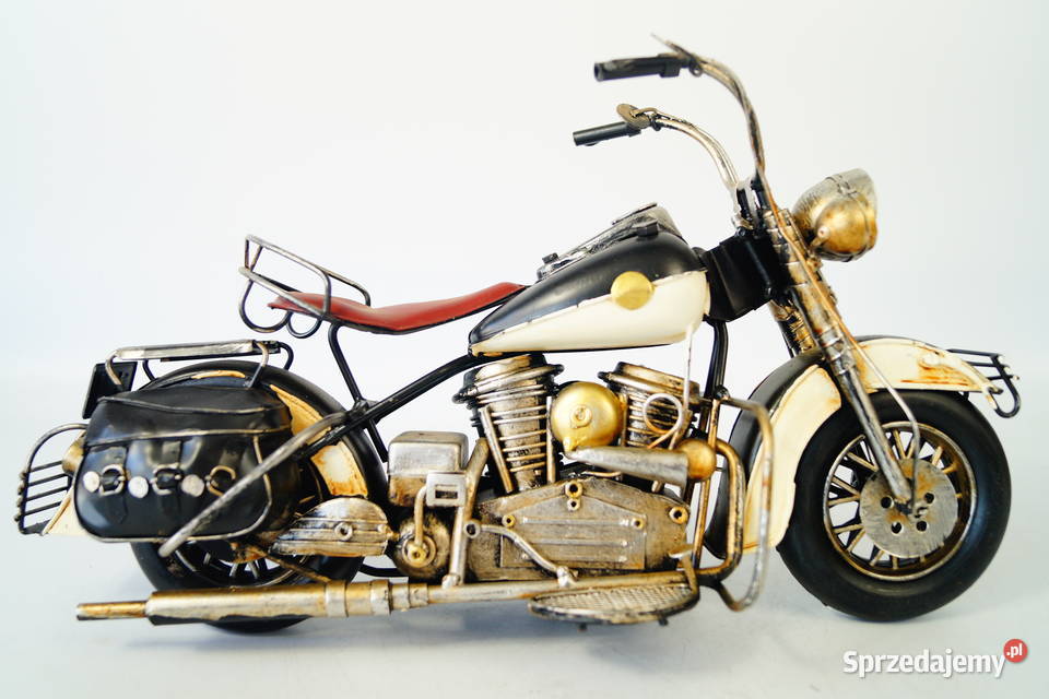 Metalowy pojazd stary motocykl rekwizyt Gizałki sprzedam