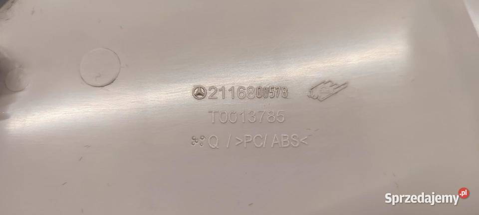 MERCEDES W211 OSŁONA DESKI LEWA A2116800578 osobowe Deski rozdzielcze, konsole