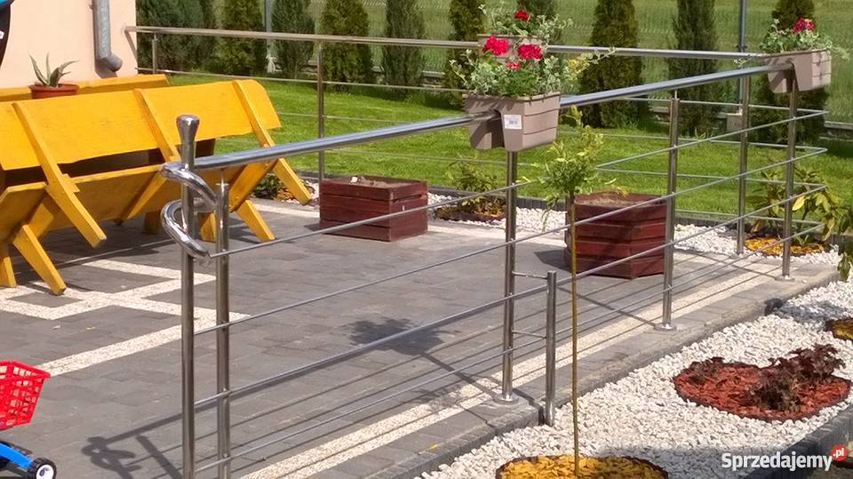 Balustrady schody poręcze ze stali nierdzewnej Siedlce