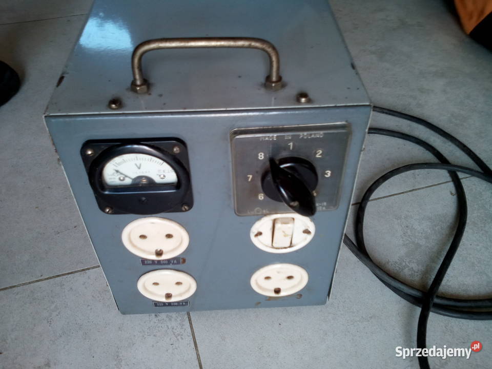 Transformator ochronno kontrolny PRL Kąty Wrocławskie