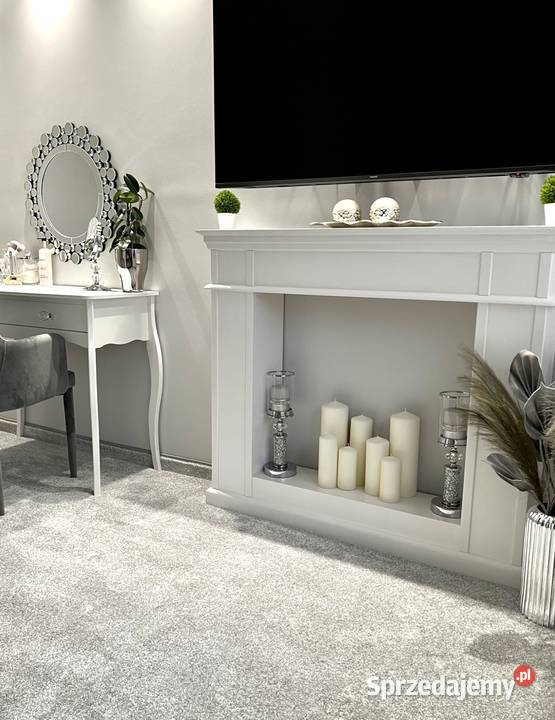 portal kominkowy atrapa kominka konsola Hamptons śląskie Jeleśnia sprzedam