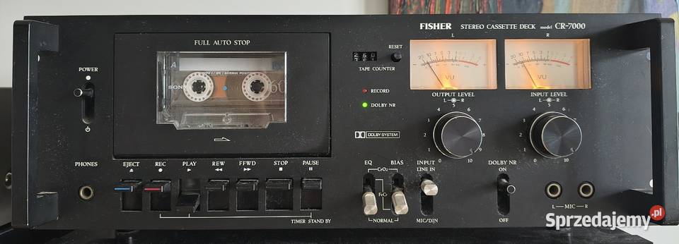 Magnetofon deck vintage Fisher CR7000 Warszawa