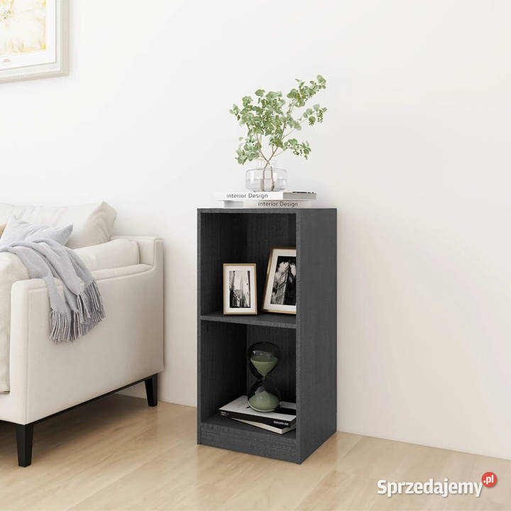 Szafka boczna szara 355x335x76 lite drewno mazowieckie
