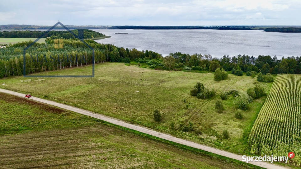 Ostatnie działki z linią brzegową do j Ewingi warmińsko-mazurskie Półwieś