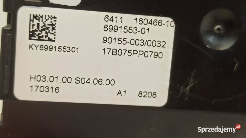 BMW 7 G11 MODUŁ KLIMATYZACJI 6991553 sprzedam