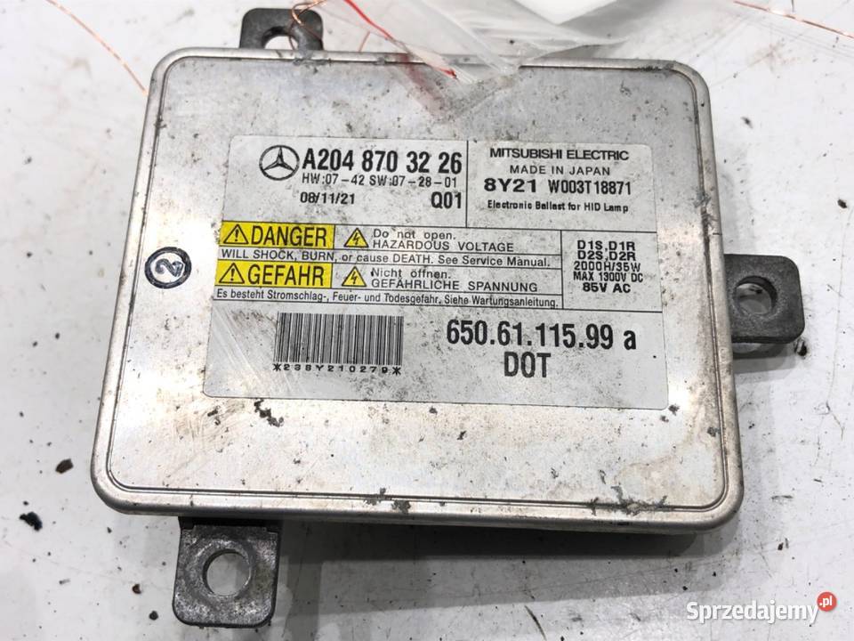 PRZETWORNICA XENON MERCEDES X204 A2048703226 sprzedam