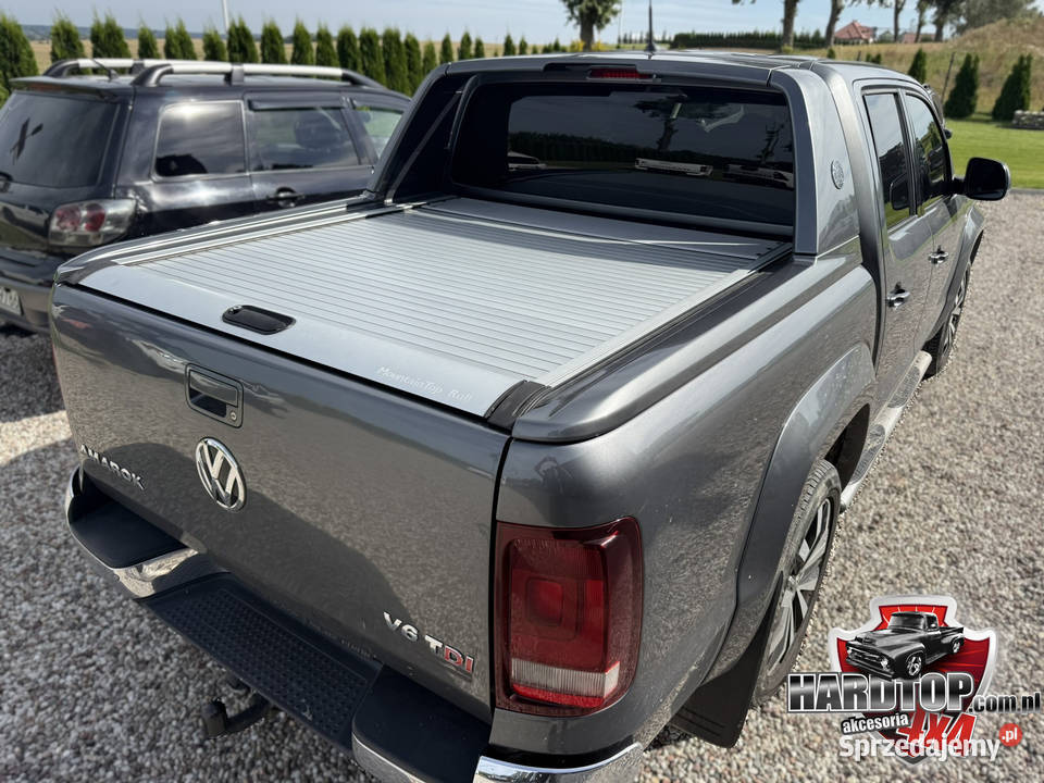 Roleta Amarok zwijana zabudowa paki Mountain Top warmińsko-mazurskie Pasłęk