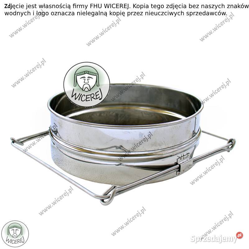 Sito do Miodu Premium Płaskie nierdzewne Pszczelarstwo Jaśliska sprzedam