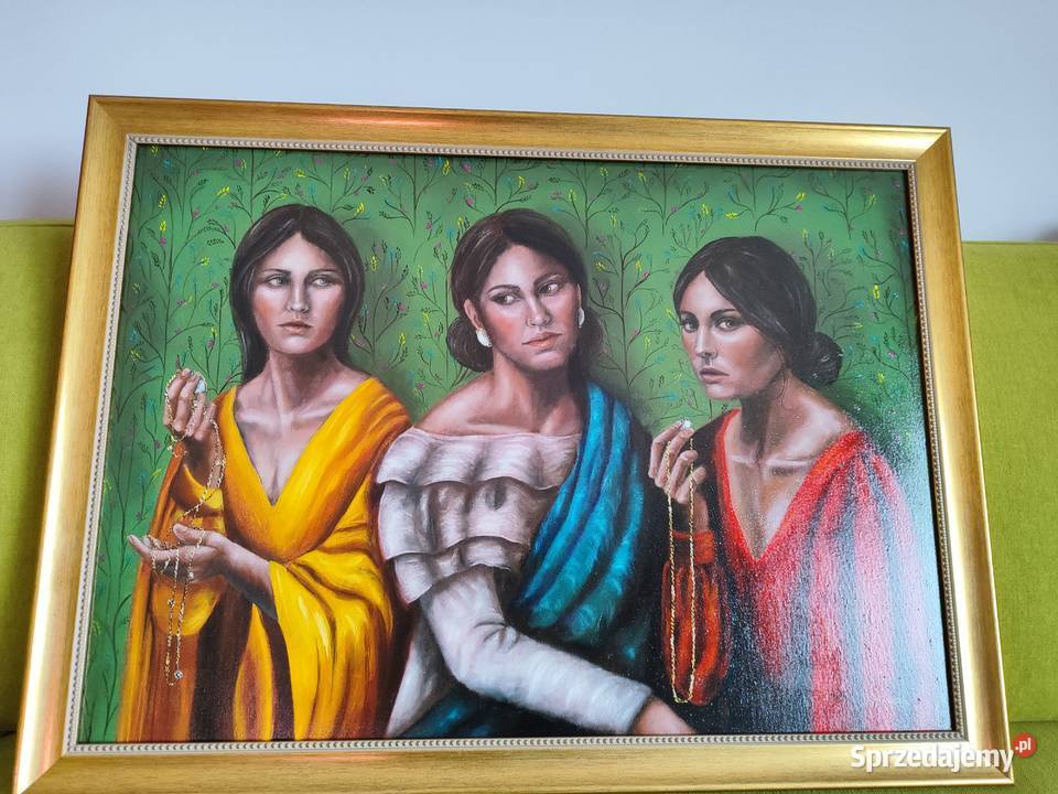 Obraz olej na płótnie 50 x70 pomorskie Starogard Gdański