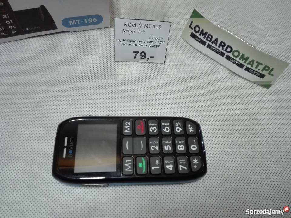 LOMBARDOMAT Telefon NOVUM MT196 17692017 Telefony i Akcesoria Giżycko