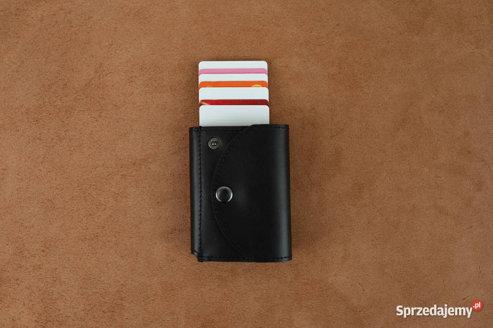 Portfele męskie skórzane elegancja i zielony sprzedam