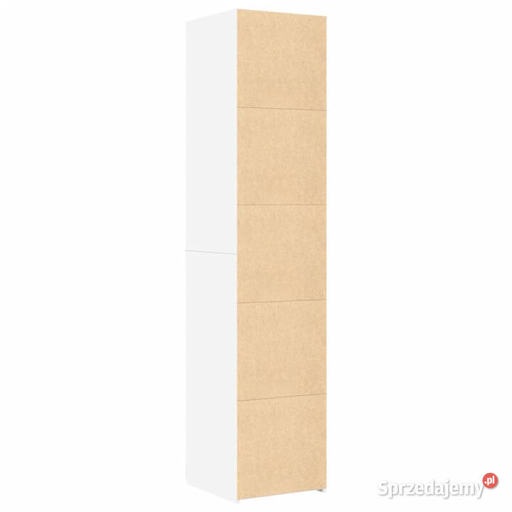 Wysoka szafka biała 40x425x185 materiał Pozostałe mazowieckie Warszawa