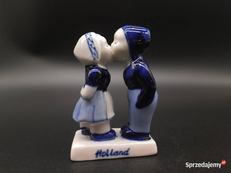 Figurka pocałunek Holland Porcelana i szkło Raszków