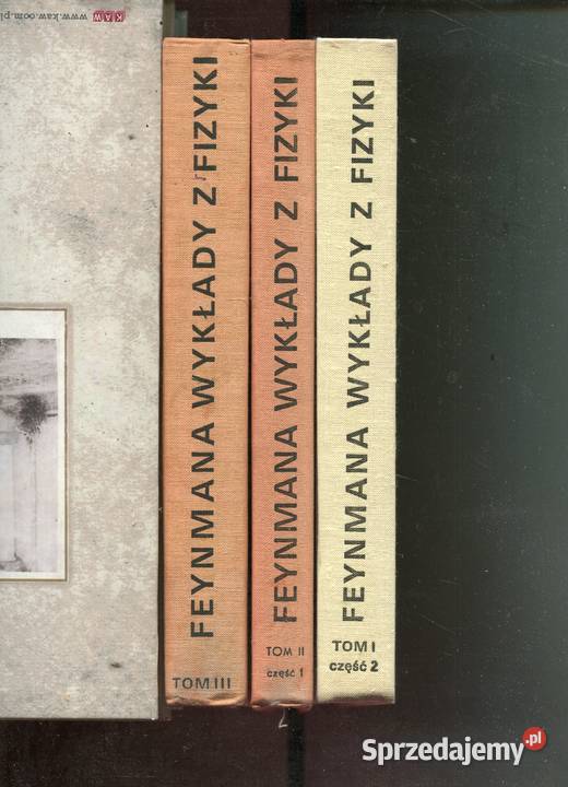 Feynmana wykłady z fizyki T1 cz2 T2 cz1 T3 Szczecin
