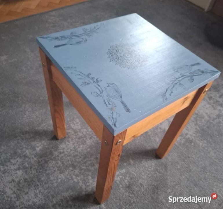 stołektaboret drewniany 45cm Hokery Warszawa