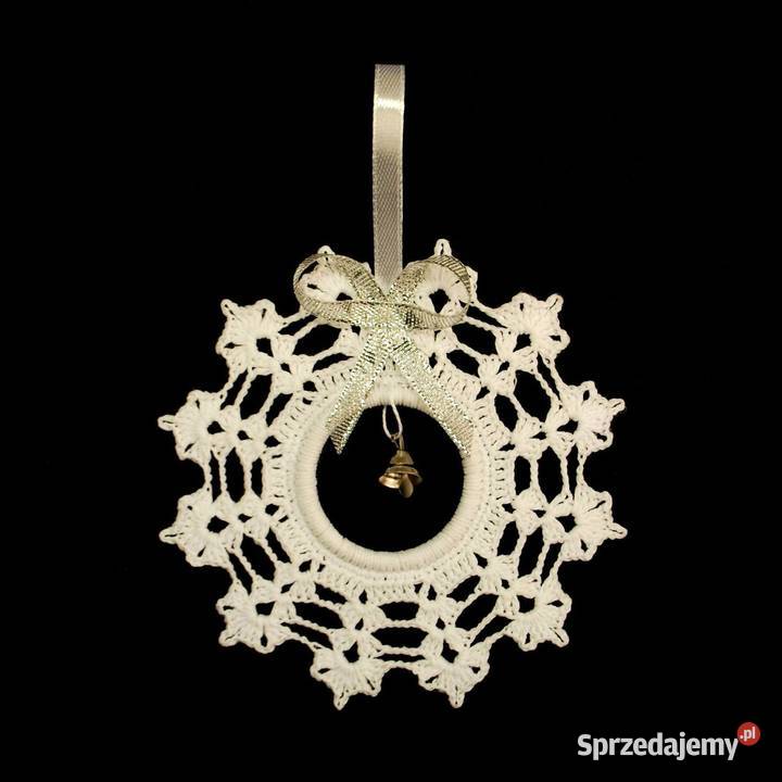 Zawieszka ozdoba szydełkowa 12 na choinkę Z110 sprzedam