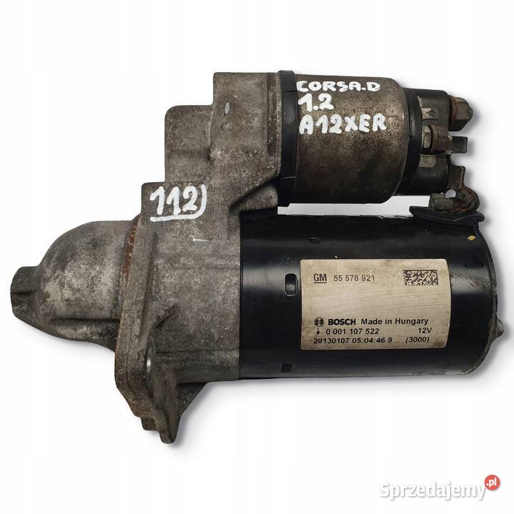 ROZRUSZNIK Opel Corsa D 12 16V 0001107522 bosch osobowe sprzedam