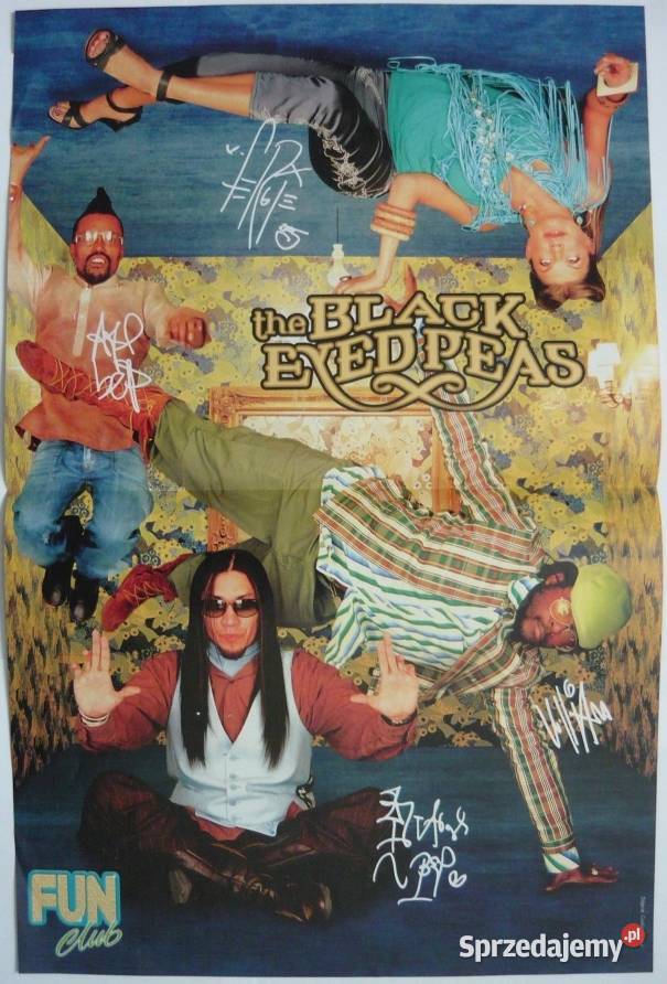 PLAKATY THE BLACK EYED PEAS WYPRZEDAŻ ŚWIAT Muzyka Bydgoszcz