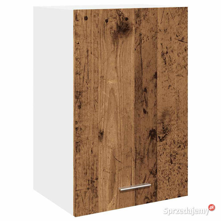 Szafka wisząca z szybą stare drewno 40x31x60 mazowieckie Warszawa