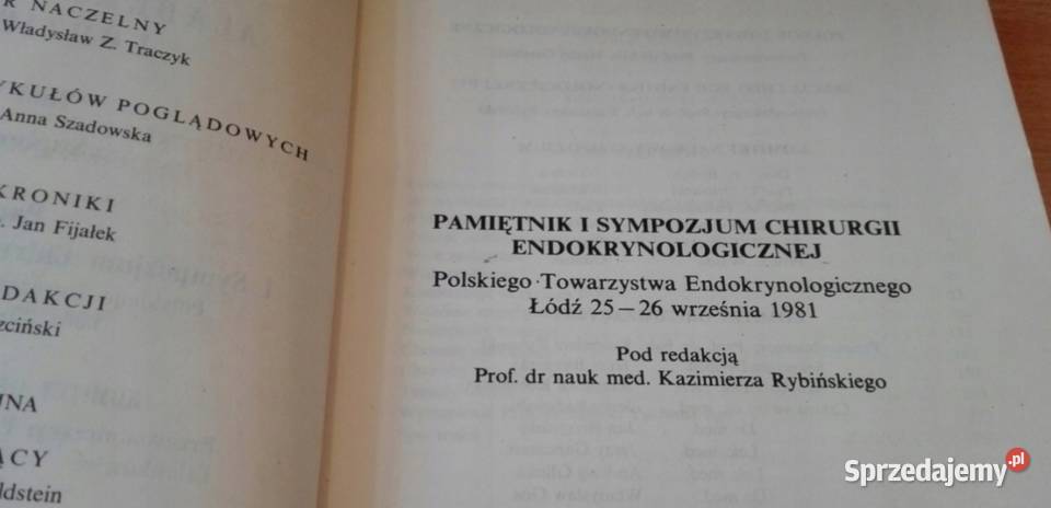 Pamiętnik I Sympozjum Chirurgii Podręczniki Gdańsk