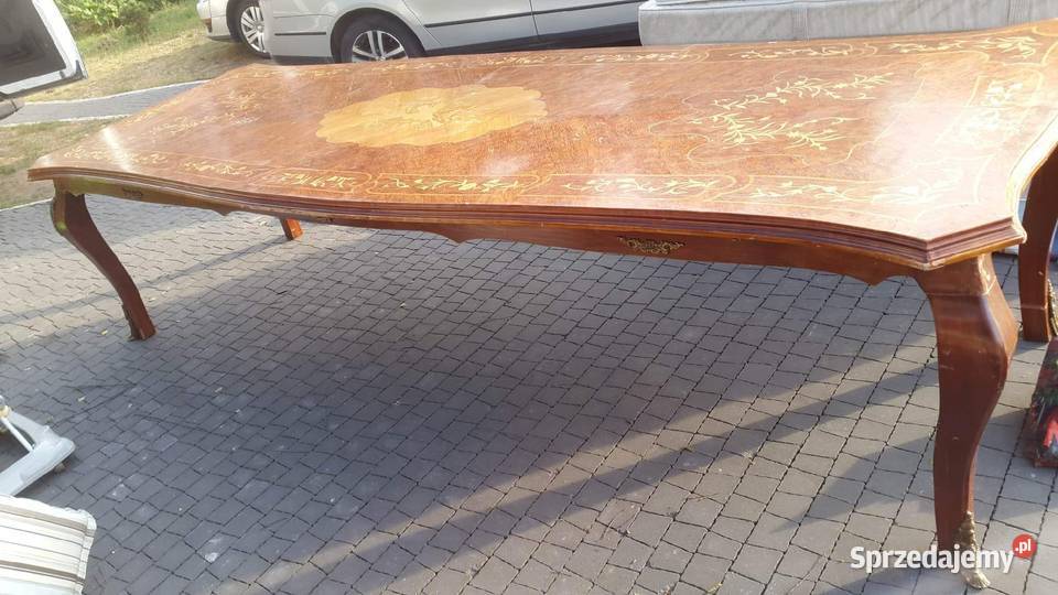 Fotel fotelik stylowy tron Ludwik Ryki
