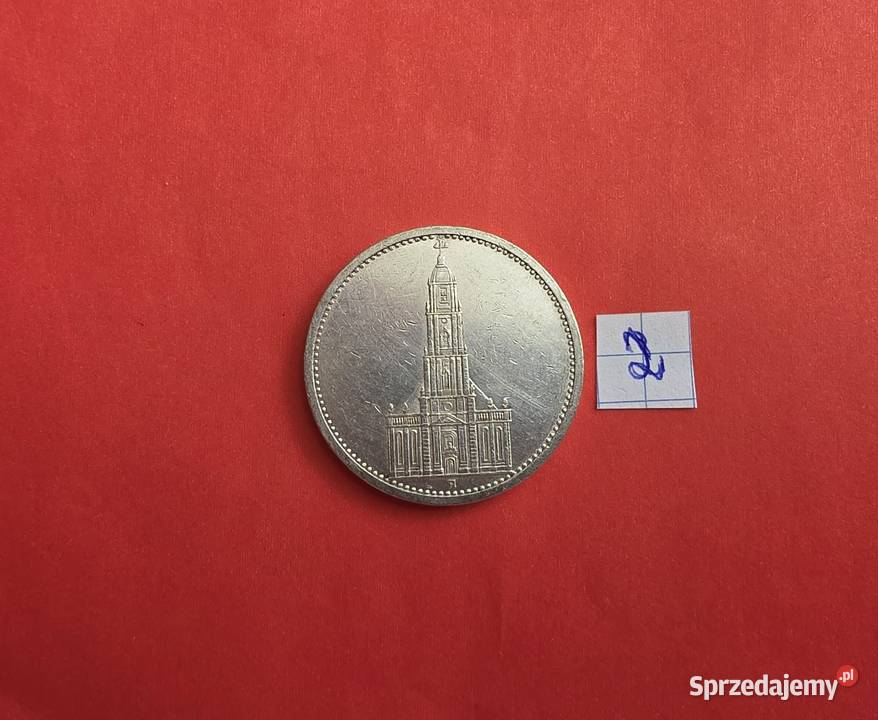 5 marek Niemcy 1934 A kościół garnizonowy w Wrocław sprzedam