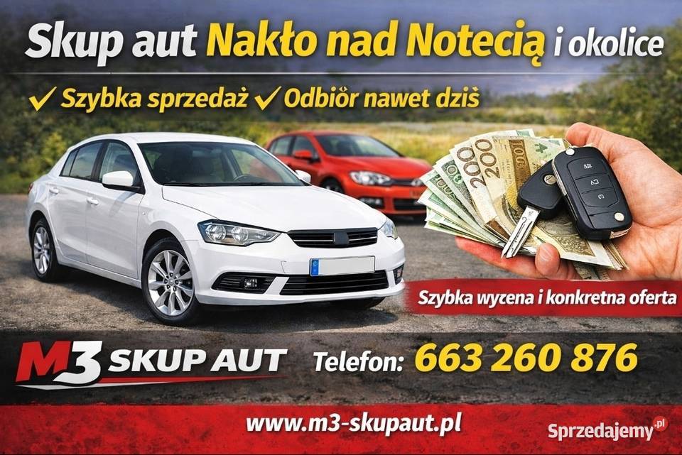 Skup aut Nakło Notecią szybka sprzedaż odbiór Nakło nad Notecią usługa