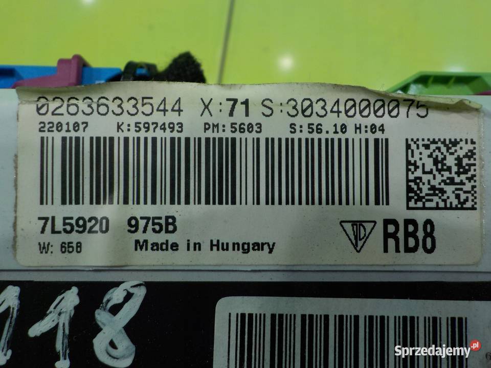 CAYENNE LIFT 48 B AUT 07r 5D licznik zegary osobowe Suków