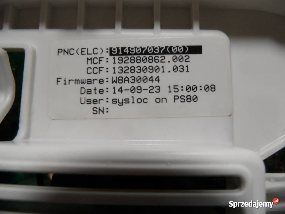 programator pralki electrolux EWP1262TEW Radlin sprzedam