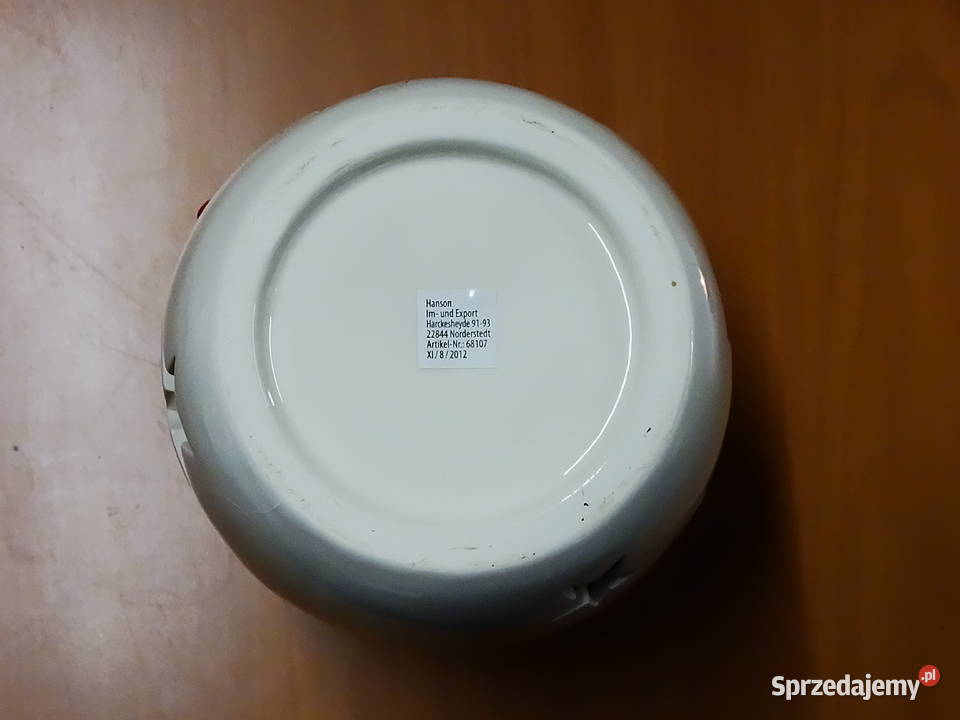 Ceramiczny lampion świecznik dekoracyjny lubelskie Biłgoraj