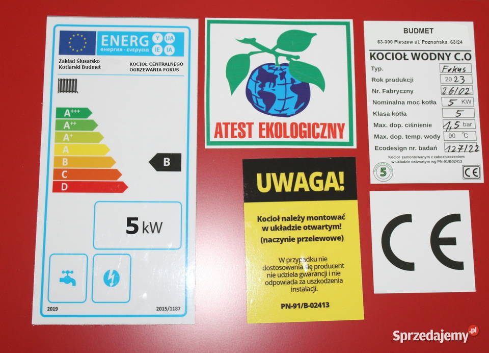 KOTŁY 5 kW UniwersumEKO KOCIOŁ Piece PIEC Ząbkowice Śląskie