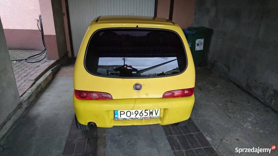 Fiat Seicento sporting 1100 benzyna wielkopolskie Swarzędz