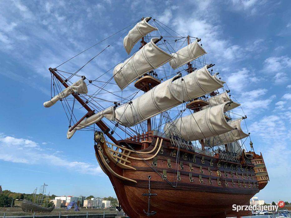 Drewniana Replika statku żaglowca HMS Victory 90 Pozostałe Szczecin