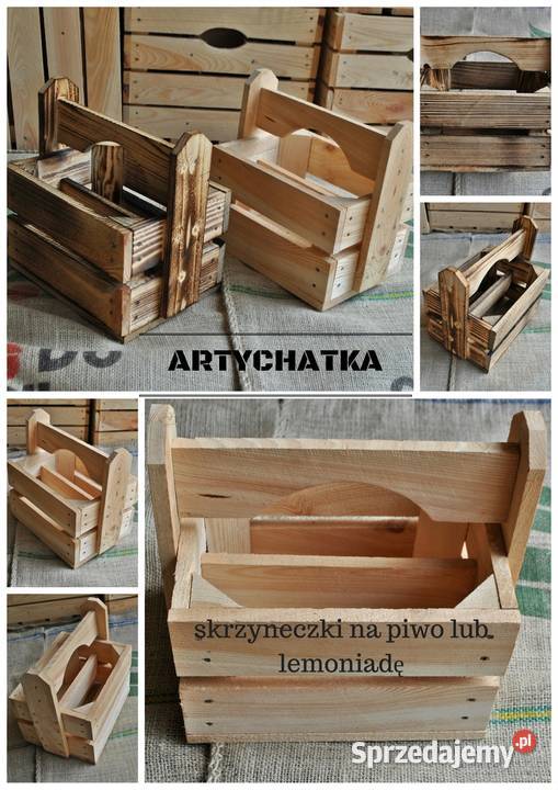 NOSIDŁO Skrzynka drewniana na piwko piwo Pozostałe Wrocław sprzedam