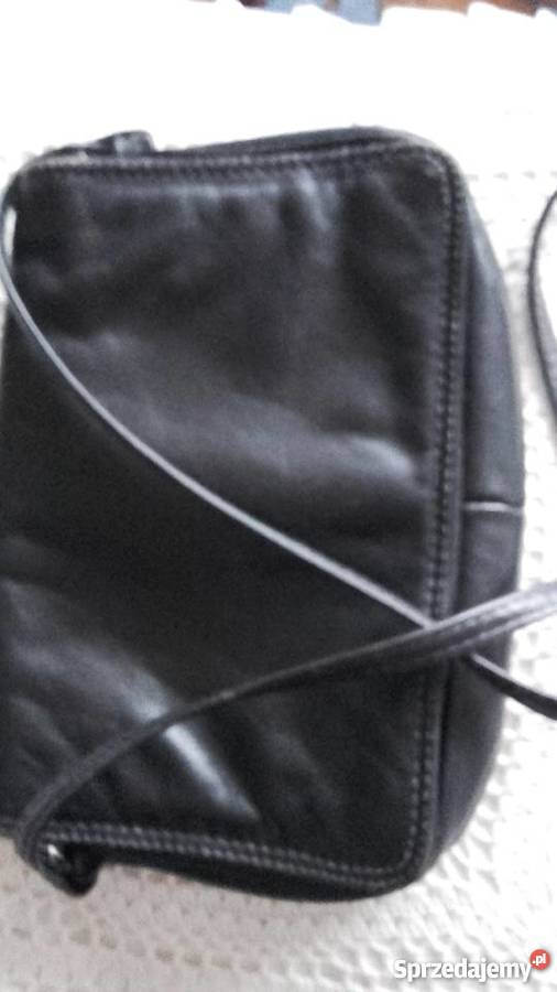 WŁOSKA MAŁA SKÓRZANA TOREBKA NA RAMIĘ Piła