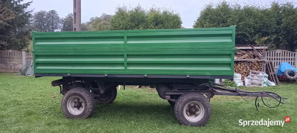Przyczepa wywrotka D 732 nieuszkodzony Wielopole Skrzyńskie