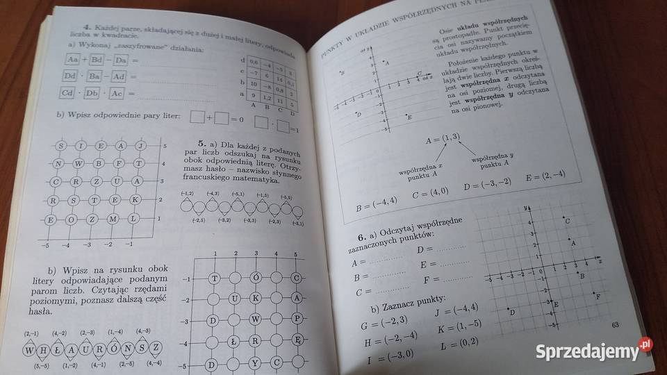 Matematyka 6 równania i funkcje zeszyt ćwiczeń z sprzedam