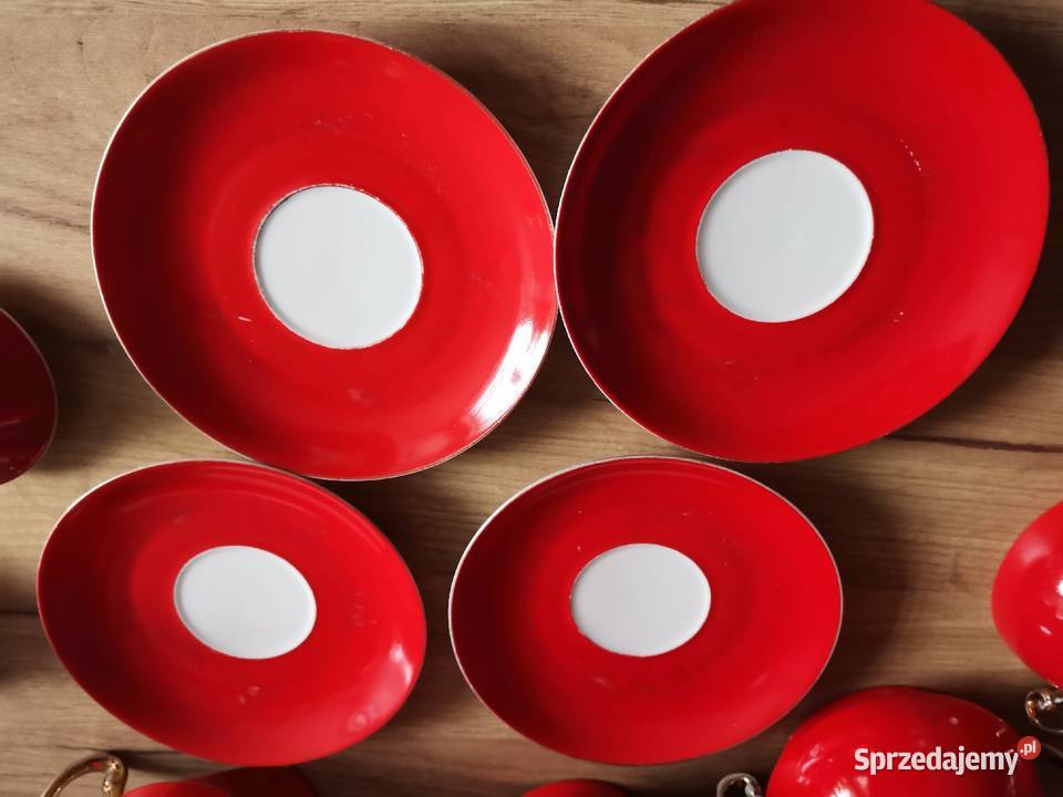 Stary serwis kawowy Giesche Empire porcelana Siemianowice Śląskie