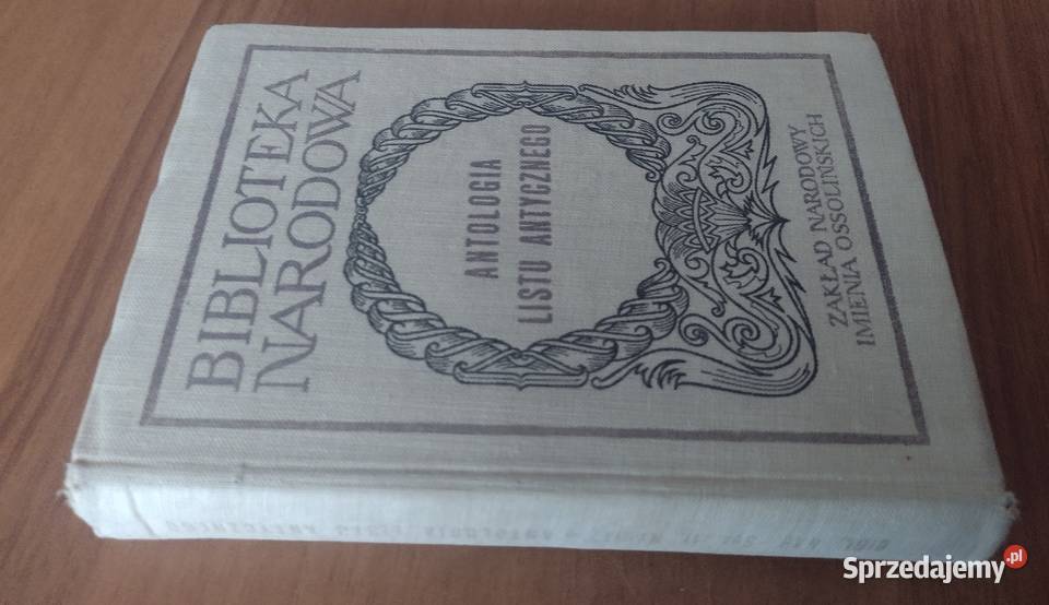 Antologia listu antycznego Jerzy Schnayder Gdańsk