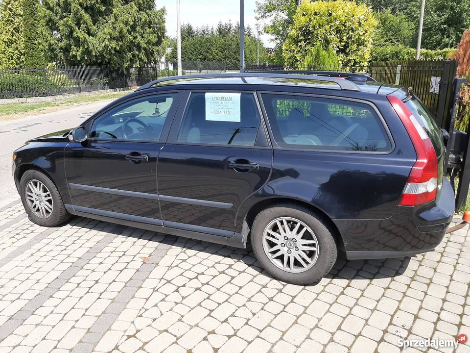 Volvo V50 16d kombi bezwypadkowy czarny metalik czujnik parkowania Piaseczno