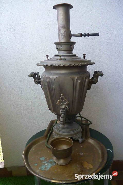 SAMOWAR DUŻY ELEKTRYCZNY STARY KOMPLET