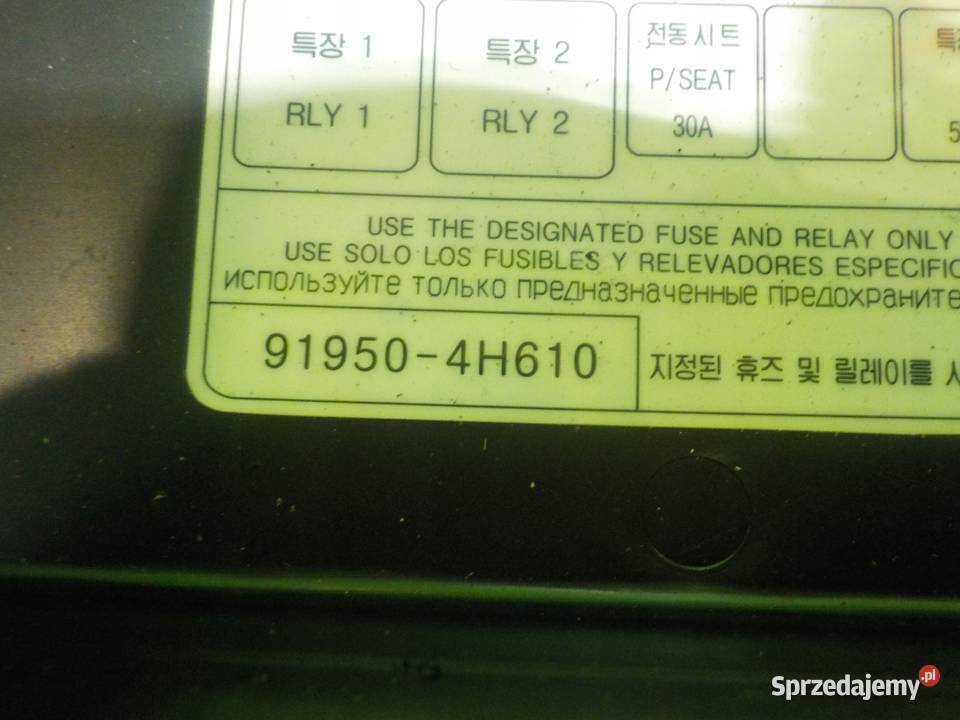 i800 H1 II 25 CRDI 11r skrzynka bezpiecznikow Skrzynki bezpieczników Suków